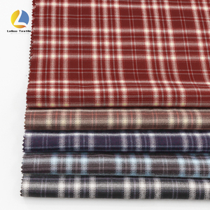 Thời Trang Mới 21S Dệt Gingham Vải 100% Bông Nhuộm Sợi Đồng Bằng Kiểm Tra Vải Cho May Mặc Áo Sơ Mi Cho Bé Trai Cô Gái - Product Image 1