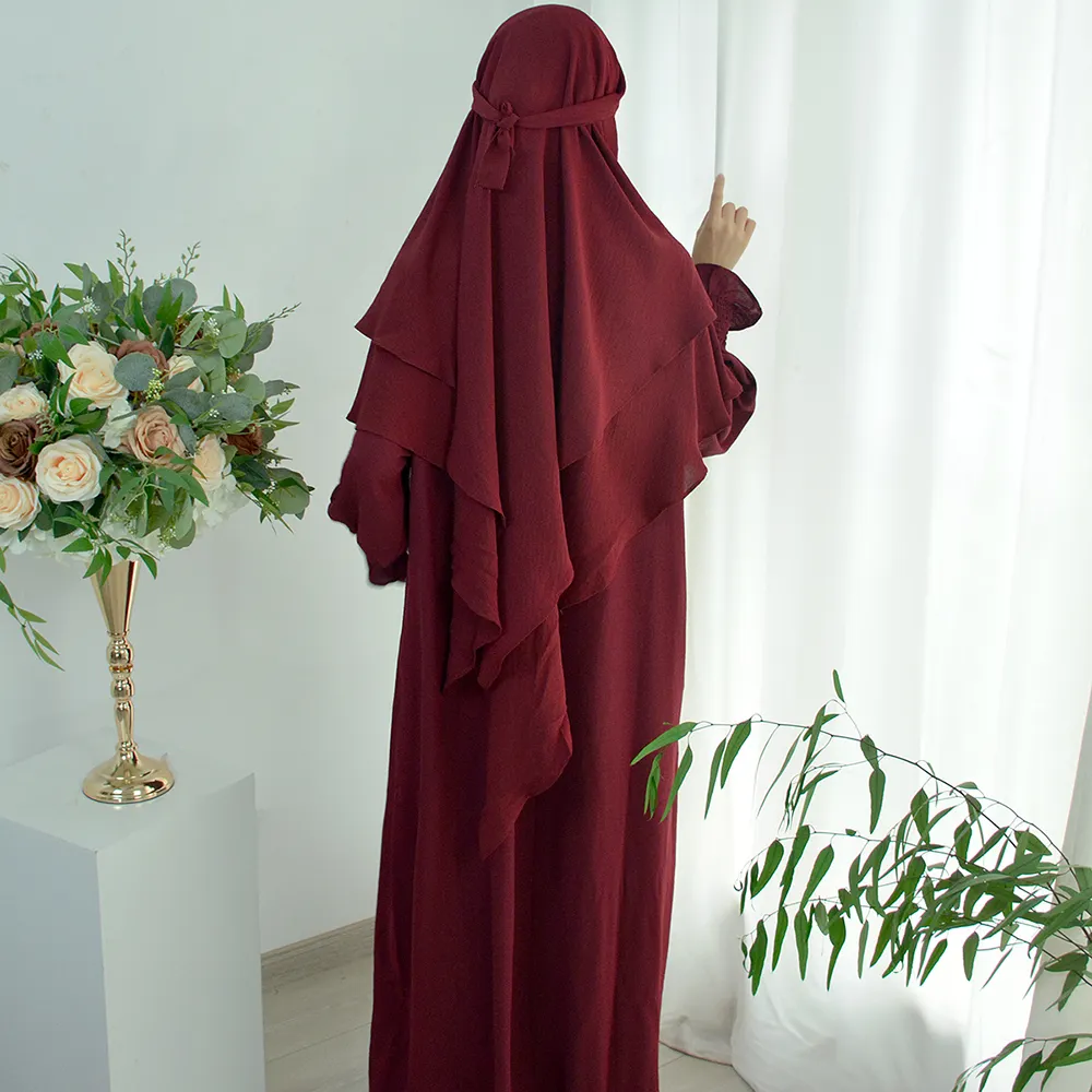 Vente en gros de vêtements islamiques du Ramadan du Moyen-Orient Boutiques Marché de Bali pour femmes Écharpe Abaya Robes musulmanes