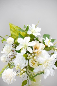 Rose en soie Combo Real Touch Faux fleur mélange <span class=keywords><strong>mariage</strong></span> Halloween fleurs artificielles boîte emballage pour bricolage Bouquets de mariée idées cadeaux - Product Image 6