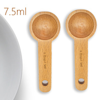 7.5ml 10ml 15ml longue pince poignée cuillère à mesurer cuillère à bois cuillère à sel cuillère à café cuillère à thé cuillères à poudre