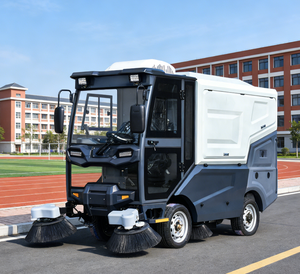 Barredora <span class=keywords><strong>de</strong></span> Pisos con Tracción en las Cuatro Ruedas, Motor y Cepillo Hidráulico con Elevación Eléctrica, Acción <span class=keywords><strong>de</strong></span> Seguridad Sensible - Product Image 2