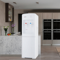 Nouvelle arrivée 29B Distributeur d'eau à double température à chargement par le haut, distributeur d'eau chaude et froide intelligent avec deux robinets