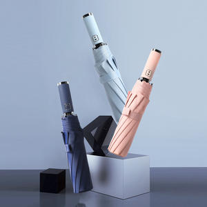 Paraguas abierto automático con 10 varillas, sombrilla plegable a prueba de rayos uv, para uso en lluvia y dominadas - Product Image 4