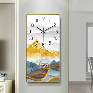 Orologio da parete moderno, orologio da parete, <span class=keywords><strong>studio</strong></span>, orologio da parete, stile semplice e silenzioso, orologio creativo - Product Image 4