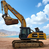 Excavadoras Grandes Usadas de Alta Calidad, Sany SY550H de 55 Toneladas, con Motor Cummins y Componentes Principales para Maquinaria de Construcción