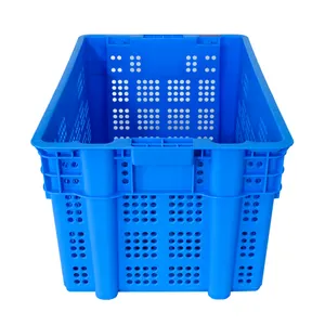 Vegetable Fruit Nestable Basket Plastic Turnover Basket Supermarket Logistic Distribution Basket