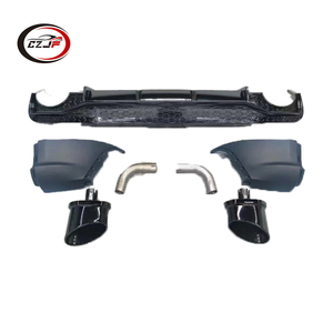 CZJF nuevo Estado Compatible tubo de escape parachoques rejilla labio trasero para <span class=keywords><strong>Audi</strong></span> <span class=keywords><strong>Q5</strong></span> RS5 2018 2019 <span class=keywords><strong>2020</strong></span> Kit de actualización <span class=keywords><strong>RS</strong></span> Q8 - Product Image 3