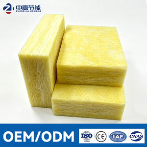 Panneau d'isolation en laine de verre ignifuge et insonorisant 25mm-150mm, certifié ISO CE, pour conduits CVC, murs de bâtiment, vente directe usine - Product Image 1