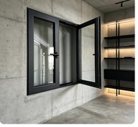 Ventana Abatible de Aluminio para Habitaciones Silenciosas con Efecto de Barrera Acústica