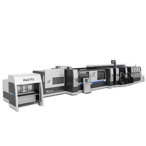 Ligne d'impression et de collage de cartons Huayu Machinery Equipment Type 1228, machine de production d'emballages en papier - Product Image 1