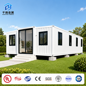 บ้านสำเร็จรูปคอนเทนเนอร์ทันสมัยจากโรงงานโดยตรง แบบโมดูลาร์ ขยายได้ เคลื่อนย้ายสะดวก สำหรับโรงแรม รีสอร์ท สำนักงาน ที่อยู่อาศัย ติดตั้งรวดเร็ว - Product Image 1