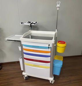 Peralatan troli medis rumah sakit BT-EY26 dengan papan Cpr troli tabrakan darurat rumah sakit warna troli resusitasi Medi - Product Image 4