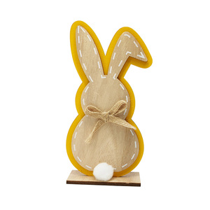 <b>Easter</b> Bunny Wooden <b>Ornaments</b> Rabbit Shape Handmade Decor Indoor Party Craft <b>Easter</b> Decoration - Product Image 4