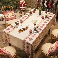 Chemin de table à carreaux rouges pour Noël et le Nouvel An, idéal pour les fêtes de Thanksgiving et la décoration de table de dîner – Vente chaude
