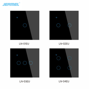 Tempered Glass Bảng điều chỉnh ZigBee nhà thông minh Alexa điều khiển từ xa tường chuyển đổi Wifi đèn nhà thông minh chuyển đổi - Product Image 2