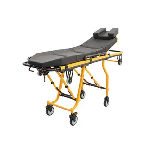 Acil kurtarma otomatik yükleme ambulans sedye arabası sedye haddeleme yatak