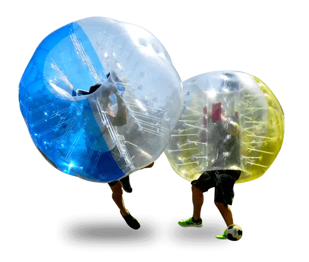 Burbuja de fútbol humano inflable multicolor, pvc, 1,5 m de diámetro/0,8mm, precio HI CE