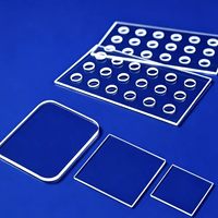 Plaque de verre de quartz fusionné transparente sur mesure pour usine – Vente en gros et au détail de pièces en verre de silice résistantes aux hautes températures