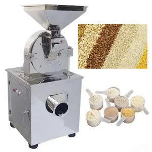 Automatic buckwheat millet flour making grinding milling machine auto industrial malt barley grinder hammer mill price for sale