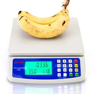 DT-580 30kg/1g digitale Gemüse waage Preis berechnungs waage Obst nahrungsmittel waage für Home Shop