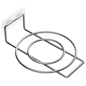 Étagère de rangement sous évier en acier inoxydable, sans perçage, pour ustensiles de cuisine - Product Image 5