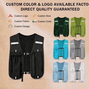 Chaleco Deportivo Reflectante LUPU con Malla, Bolsillos Múltiples, Ajustable, para Correr, Personalizable OEM ODM - Product Image 4