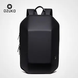 Ozuko กระเป๋าแล็ปท็อป8971 Hp,กระเป๋าใส่แล็ปท็อปทำจากวัสดุนีโอพรีน15.6นิ้วกระเป๋าโรงเรียน Smiggle สำหรับวัยรุ่นกระเป๋าเป้สะพายหลังนักออกแบบธุรกิจแบบแข็ง