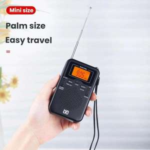<span class=keywords><strong>Radio</strong></span> Compacta Digital AM FM con Reloj, Búsqueda Automática, Temporizador de Apagado y Salida Estéreo para Auriculares - Product Image 5