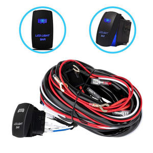 ชุดสายไฟรีเลย์สวิตช์ 12V/24V 10A/20A สำหรับไฟตัดหมอกอัตโนมัติ ชุดสายไฟอเนกประสงค์ 1 ต่อ 2 สำหรับไฟ LED - Product Image 4