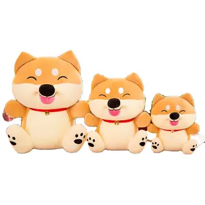 Лучшая цена, мягкая плюшевая игрушка, набивная японская собака, милая индивидуальная подушка в форме животного для сна