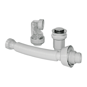 Desagüe de Lavabo de Acero Inoxidable de Alta Calidad con Tubería Flexible Antiolores y Sistema de Cesta Filtrante Extraíble - Product Image 5