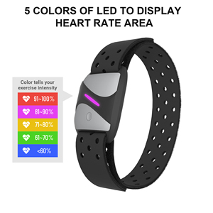 Sử dụng nhà ANT + tập thể dục Tracker Heart Rate Monitor armband xách tay Trọng lượng nhẹ tập thể dục Tracker Heart Rate không thấm nước cho đi xe đạp - Product Image 2