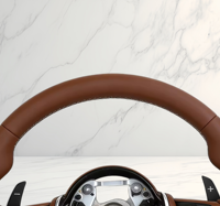 Volant en cuir pour voiture de sport YZ M pour BMW Série E M3 M5 E65 E66 X5 E70 X6 E71 E81 E82 E83 E84 E85 E88 E89 E90 E91 E92 E93