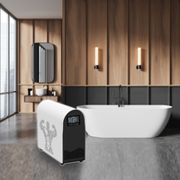 Enfriador de Agua para Baños de Hielo de 1 HP con Bomba y Motor Integrados, Control por Aplicación/WiFi, Bajo Ruido, Contenedor de 700 L para Inmersión