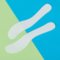 13.4cm d'épilation plastique crier scraperd, masque facial cosmétique dépoli spatule bâton beauté d'agitation applicateur outil