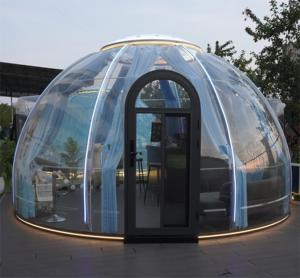 Maison <span class=keywords><strong>Bulle</strong></span> PC Isolée Moderne en Forme d'Ellipse pour Glamping Hôtelier Quatre Saisons Utilisation Extérieure - Product Image 4