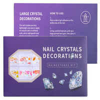 Fournitures pour Ongles 3D Laser Nail Strass AB Dos Plat Papillon Cristal Nail Art Accessoires