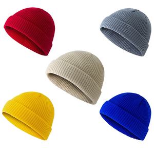 Haute qualité hiver bonnet chapeaux Gorras mode moderne rétro sans bord Melon chapeau extérieur Melon peau chapeau pour femmes hommes - Product Image 1