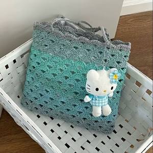 Hilo mixto de algodón teñido al por mayor transfronterizo 200g Ball OE Technics Anti-Pilling tejido <span class=keywords><strong>a</strong></span> mano ganchillo sombrero cojín bolsa hilo - Product Image 3