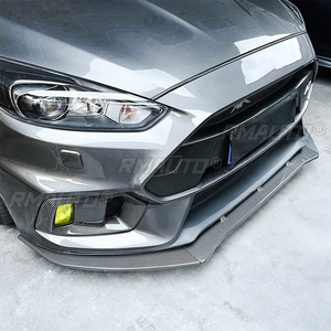 Pour Ford Focus RS MK3 2015 2016 2017 2018 : Lame de pare-chocs avant, protection technique, séparateur, diffuseur, spoiler, kit carrosserie, accessoires automobiles - Product Image 2