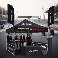 Tentes pliantes pop-up en promotion pour réceptions, centres de villégiature, salons professionnels, tentes publicitaires professionnelles 50mm Oxford PU 3x6
