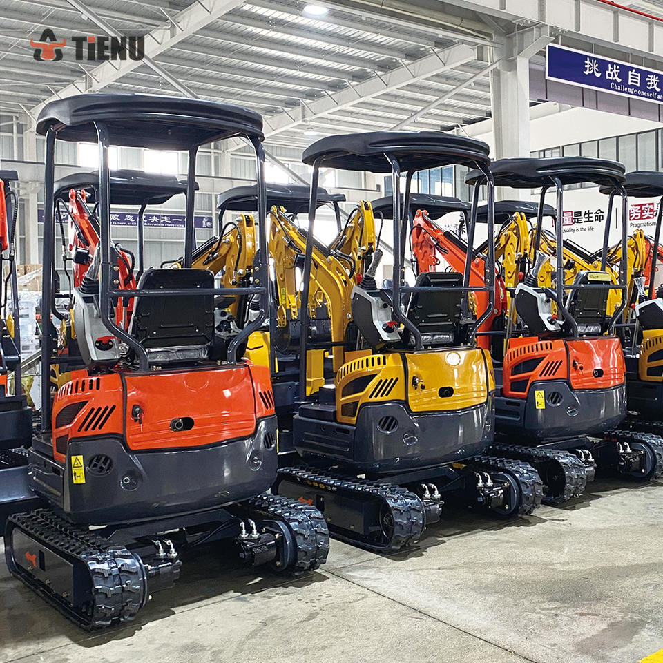 Mini Excavator Factory 1 Ton 1.5 Ton Digger Crawler Mini Excavator EPA ...