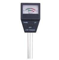 Instrument de mesure numérique sans fil portable du sol, pH-mètre numérique à trois sondes, capteur d'écran 2-en-1 pour pH du sol et engrais
