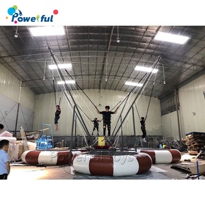 <span class=keywords><strong>Trampoline</strong></span> gonflable rond professionnel de haute qualité pour 4 personnes, adapté aux enfants et aux adultes, 9mx9mx6m, certifié CE - Product Image 2