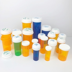 Venta al por mayor de frascos reversibles de 8DR, 13DR, 16DR, 18DR, 20DR, 30DR, 40DR, 60DR, tarros cosméticos de plástico vacíos de 30 ml, serigrafía gratuita para píldoras - Product Image 6