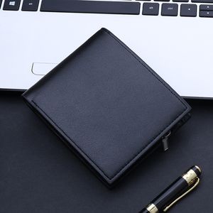 Portefeuille et porte-cartes pour enfants à la mode, court épais avec fermeture éclair et fentes multiples pour hommes - Product Image 4