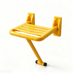 Tengwei Shower <b>Folding</b> Seat 20kg Load Capacity Wall Mounted Bathroom Safety Equipment For Elderly Disabled Toilet Use - Product Image 1