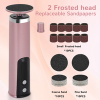 HY84 Appareil électrique pour éliminer les callosités des pieds, lime à ongles électrique, machine de pédicure rechargeable, élimine les peaux mortes, coupe-callosités pour les pieds