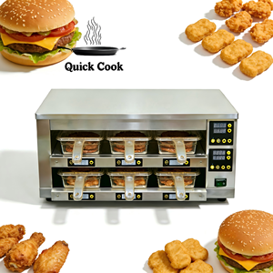 Calentador de Hamburguesas de 6 Bandejas, Precio de Fábrica, Equipo de Cocina Comercial <span class=keywords><strong>para</strong></span> Restaurantes de Comida Rápida Tipo <span class=keywords><strong>KFC</strong></span> - Product Image 1