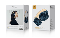 DOQAUS VOGUE5 Classic Fashion Materials Audio Mixing Mobile Headset Casque d'écoute sans fil étanche et insonorisé